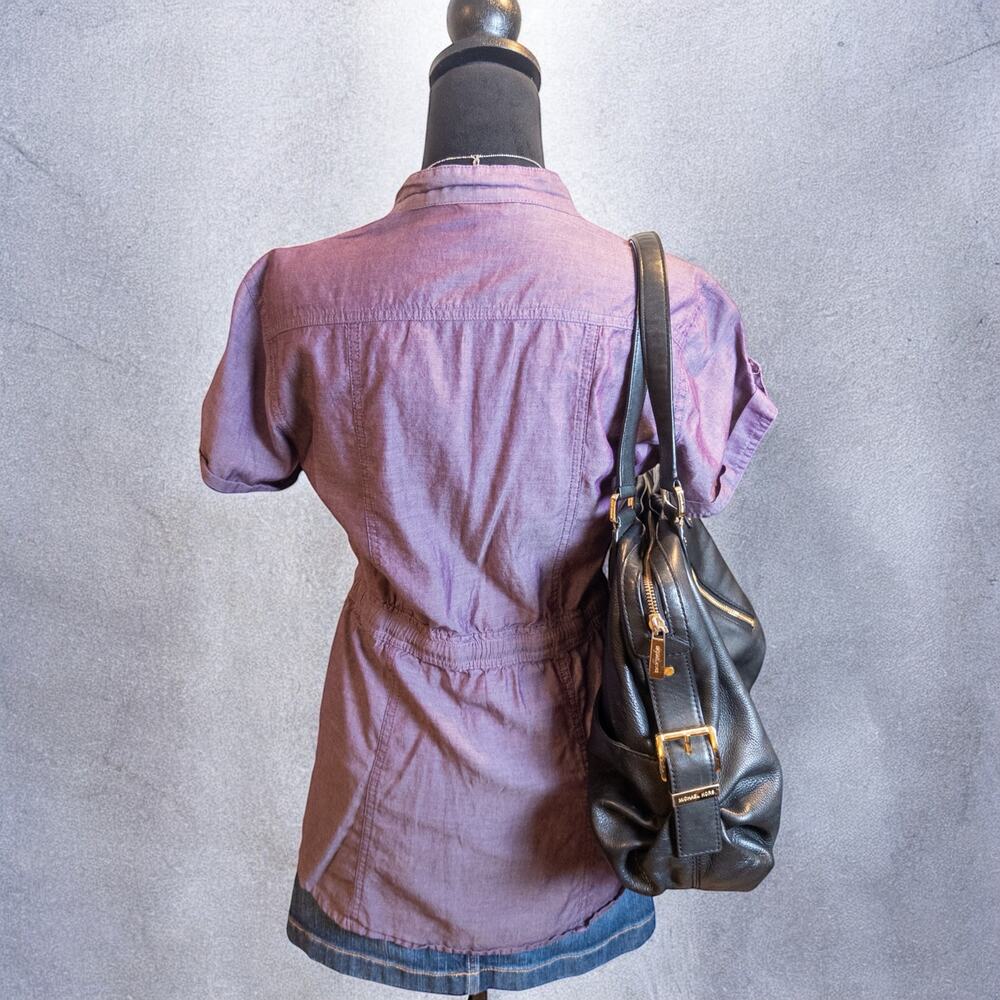 2010s Guess Soft Boho Drawstring Waist Purple But… - image 2